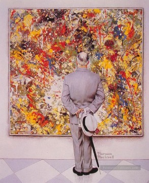 ノーマン・ロックウェル Painting - 鑑定家 1962 ノーマン ロックウェル